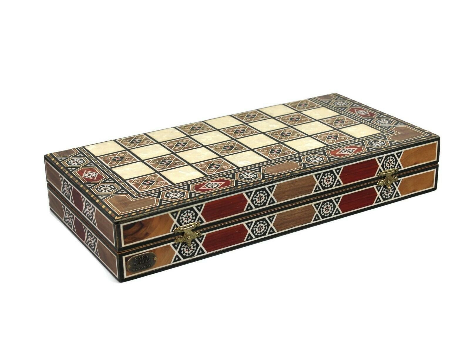 wooden backgammon set paramount