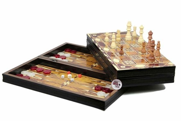 motif chess and backgammon set