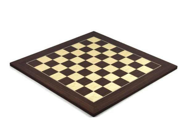 macassar and maple wooden chess board large