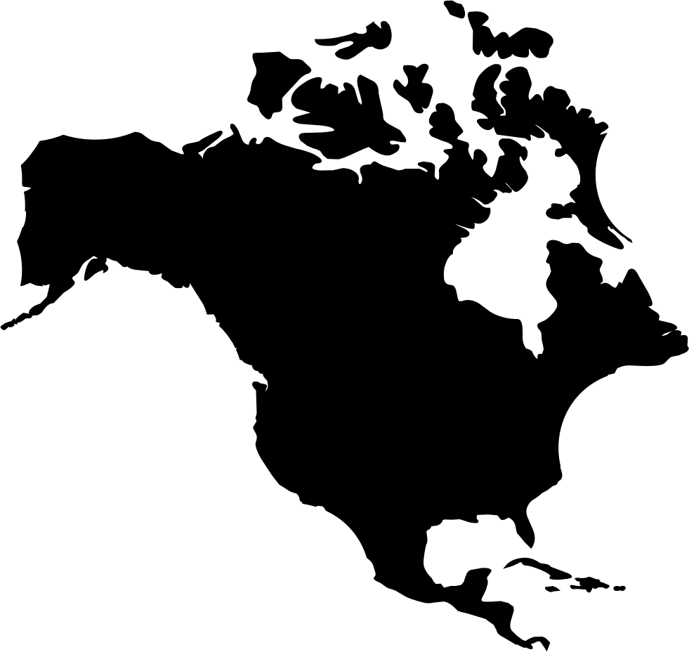 north america map