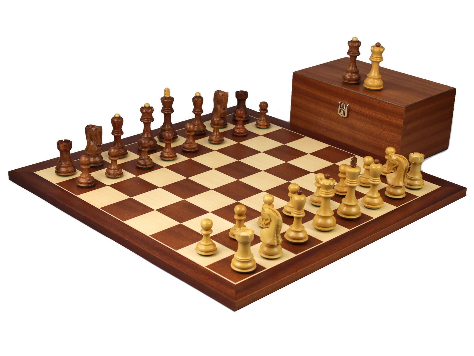 mahogany staunton chess set zagreb sheesham chess pieces