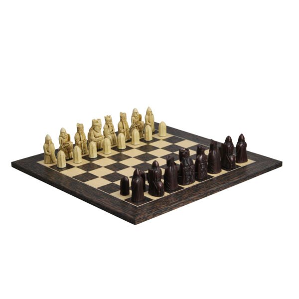 isle of lewis 2 chess set tiger ebony board